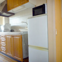 キッチン　冷蔵庫　電子レンジ